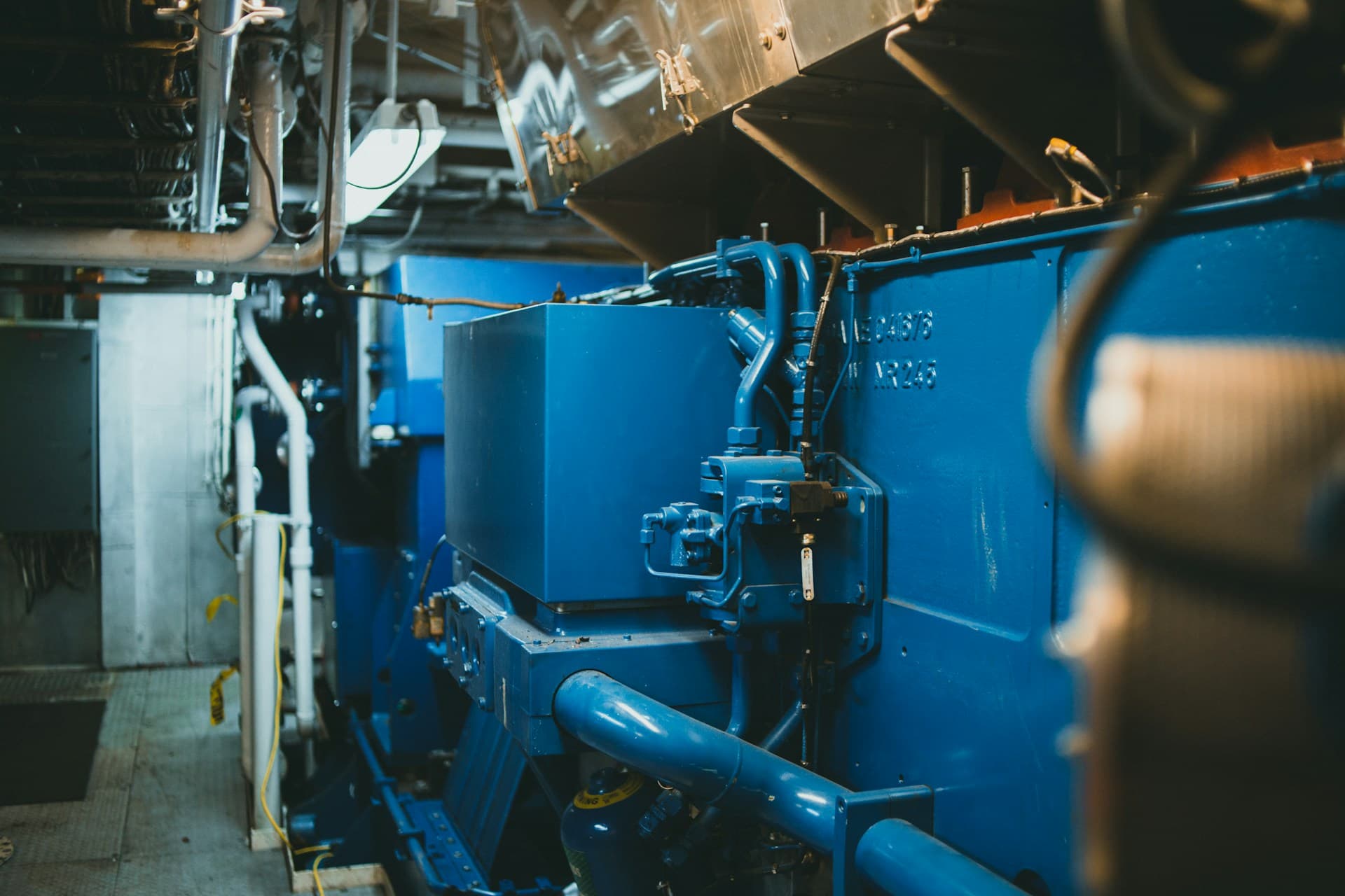 Industrial pump service team background